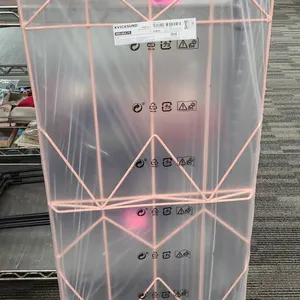 IKEA KVICKSUND Metal and Plastic Pink Shelf Unit, New in Packaging, Model 404.662.71, Made in China