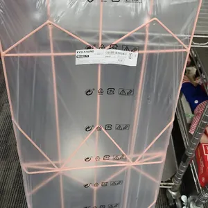 IIKEA KVICKSUND Metal and Plastic Pink Shelf Unit, New in Packaging, Model 404.662.71, Made in China