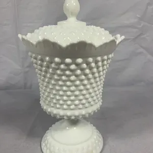 Fenton Hobnail Lidded Urn
