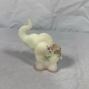 Fenton Hand Painted Elephant