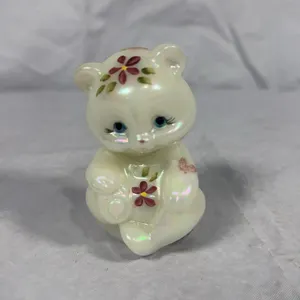 Fenton Hand Painted Cat