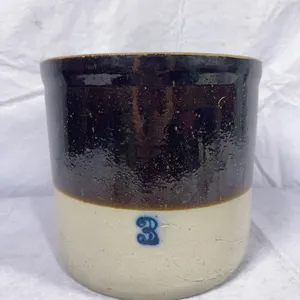 Two-Tone 3 Gallon Stoneware Crock
