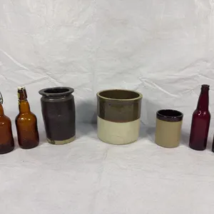 Brown Bottles & Crocks