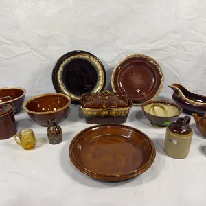 Brown Drip Glaze Pottery