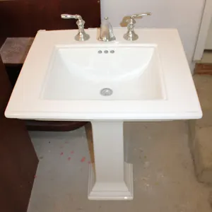 Kohler Pedestal Bathroom Sink with Faucet