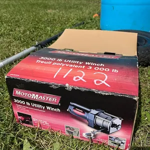 unused 3000lb utility winch  (GST 5% charged)
