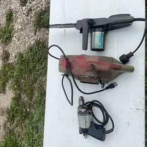 Misc. Tools - Corded Chainsaw, Belt Sander & Drill