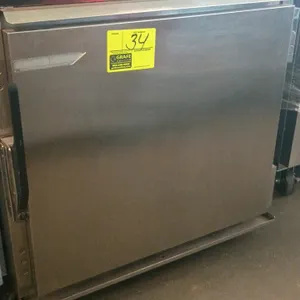 Cres Cor roast and hold cabinet. Features stainless steel construction, AquaTemp humidity and hot holding digital controls, and adjustable interior wi