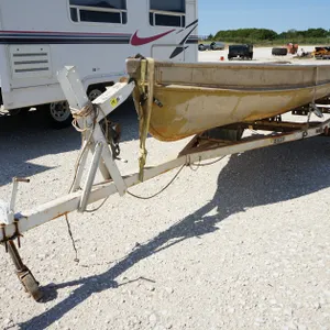 Aluminum Boat on Trailer