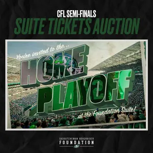 Suite Tickets for Playoff Game - BC Lions vs. Roughriders on November 2
 UNRESERVED
