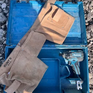 Makita LXT Brushless Impact Driver With Kuny's AP-8100 Tool Pouch