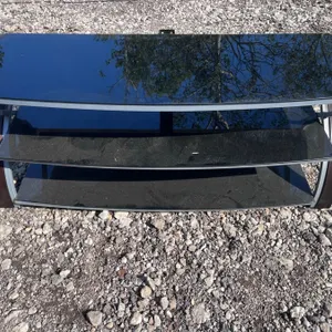 Three-Tier Glass and Wood TV Stand, Made in China