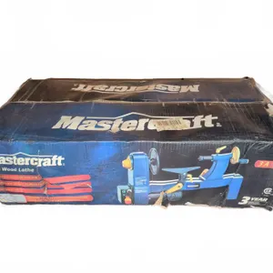 Mastercraft Mini Wood Lathe with Chisel Set, 3A, 12"