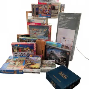 Board Games, Jigsaw Puzzles w/ ESTLE 4-Tier Shoe Rack