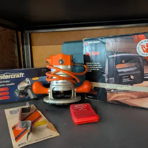 Power Tools - Router, Jigsaw, Angle Grinder, Router Bit Set