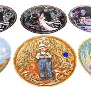 6 Collectible Decorative Plates with COAs