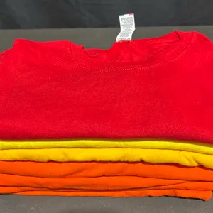 Colour T-Shirts Lot, 3 Youth Large, 7 Medium, 1 Large