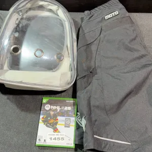 Moto Shorts, Clear Backpack, and NHL 25 Xbox Game