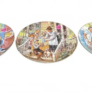 3 Nabisco Shredded Wheat Heritage Collection Plates