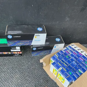 Bulk Lot of HP, Lexmark, and Epson Printer Ink and Toner