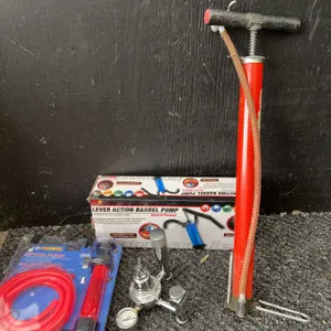 Manual Air Pump, Barrel Pump, Siphon Pump, CO2 Regulator Lot