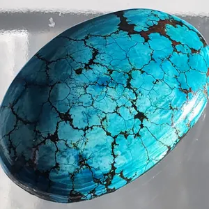 Turquoise w/ Magnesite (40.2 ct, 34×22×6.9 mm)