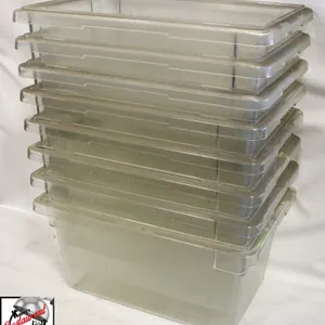 8 CAMBRO ASSORTED POLY COLD STORAGE INGREDIENT BIN