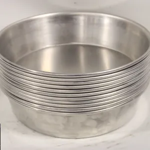 11 CROWN 8" ALUMINUM 1" DEEP PIZZA PANS
