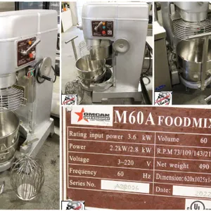 FEATURE LOT: OMCAN 60 QT MIXER W/ ATTACHMENTS!