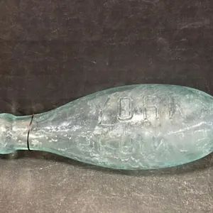 Antique York Springs Torpedo Bottle