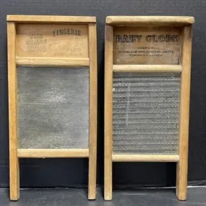 Glass King Lingerie Washboard & Baby Globe Glass