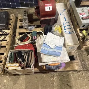 Pallet With Ice Auger And More