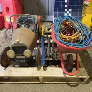 Pallet With Wheel Barrow And More