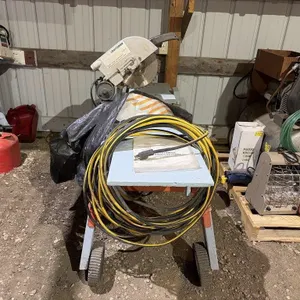 10 Inch Craftsman Compound Mitre Saw On Wheels