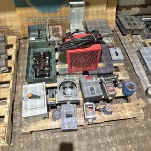 Pallet With Breaker Panels And Electric Heater