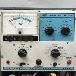 Vintage B&K 465 CRT Tester portable tool