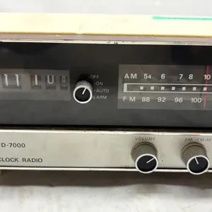 Vintage AGS D-7000 Digital Clock Radio working