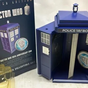 BBC Doctor Who 50th Anniversary 1oz Silver coin