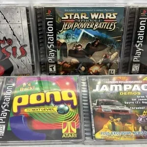 PlayStation PS1 Video Game Lot Dino Crisis Star Wa