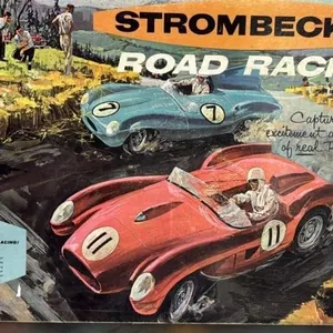 Vintage Strombecker Racing Set Race track