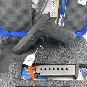 SIG P220 45 auto
Two 8 round clips ad case