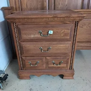 Oak nightstand matches 1g, 3g, 7g