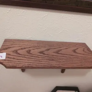 Wood shelf 12in long
