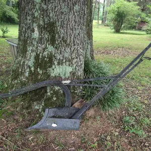 Antique Oliver cast iron walk behind plow
