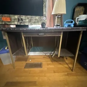 Metal desk, desk only