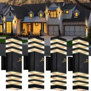 NEW $110 (4Pck) Dusk to Dawn Outdoor Lighting