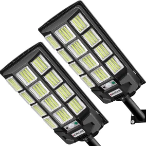 NEW $70 (2Pck)Solar Street Lights Outdoor 11000mAh