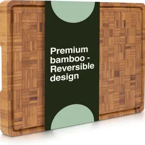 SEALED $90 (16"x12") Premium Bamboo Cutting Board