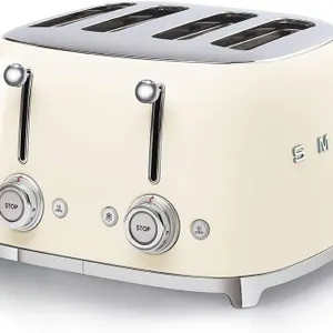 NEW $260 Smeg 50's Style 4 Slice Toaster
