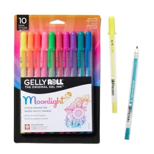 SAKURA 10ct Gelly Roll Moonlight Gel Pens Bright